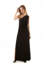 One Shoulder Velvet Dress
